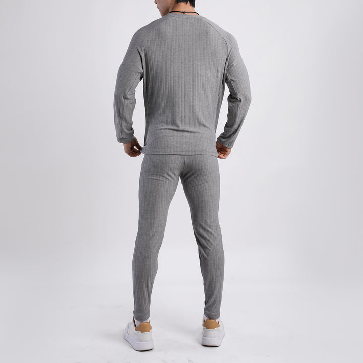 Men's thermal set with innovative heat insulation and moisture-wicking properties Lisslune