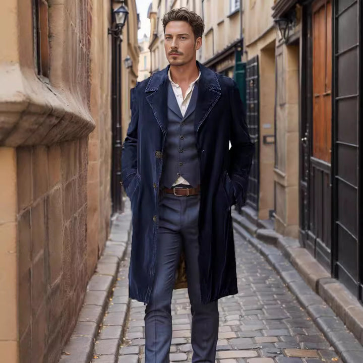 Men's elegant and stylish wool coat Lisslune