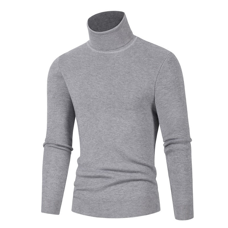 Men's turtleneck sweater made of soft material Lisslune