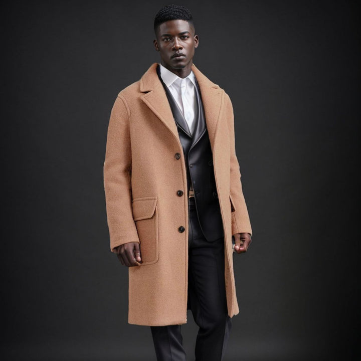 Men's stylish and warm wool coat Lisslune
