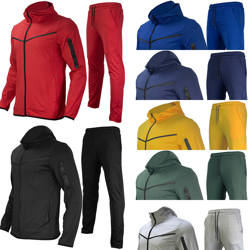 Men's tracksuit with breathable hoodie and comfortable joggers Lisslune