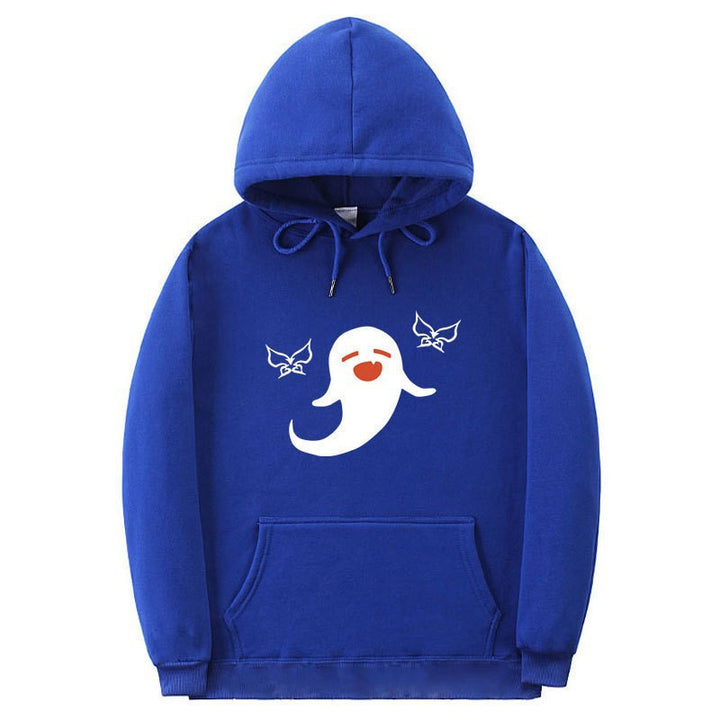 Women's Hoodie with Playful Ghost Design Lisslune