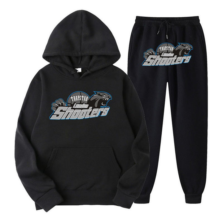 Women's leisure hoodie and jogger set with urban sports design Lisslune