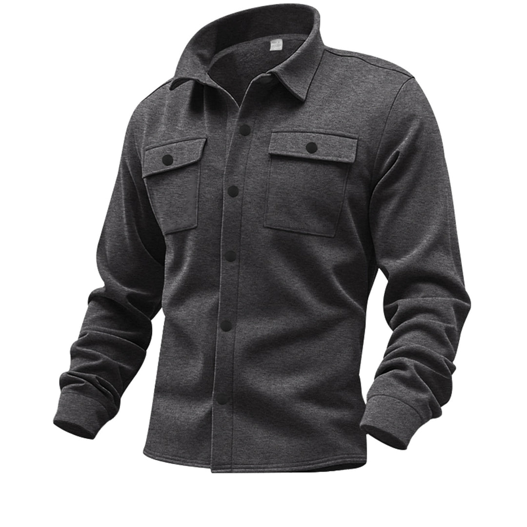 Men's utility shirt with patch pockets and modern design Lisslune