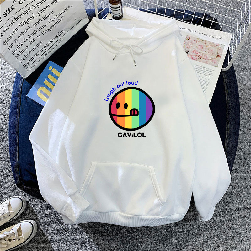 Women's hoodie with colorful graphic print Lisslune
