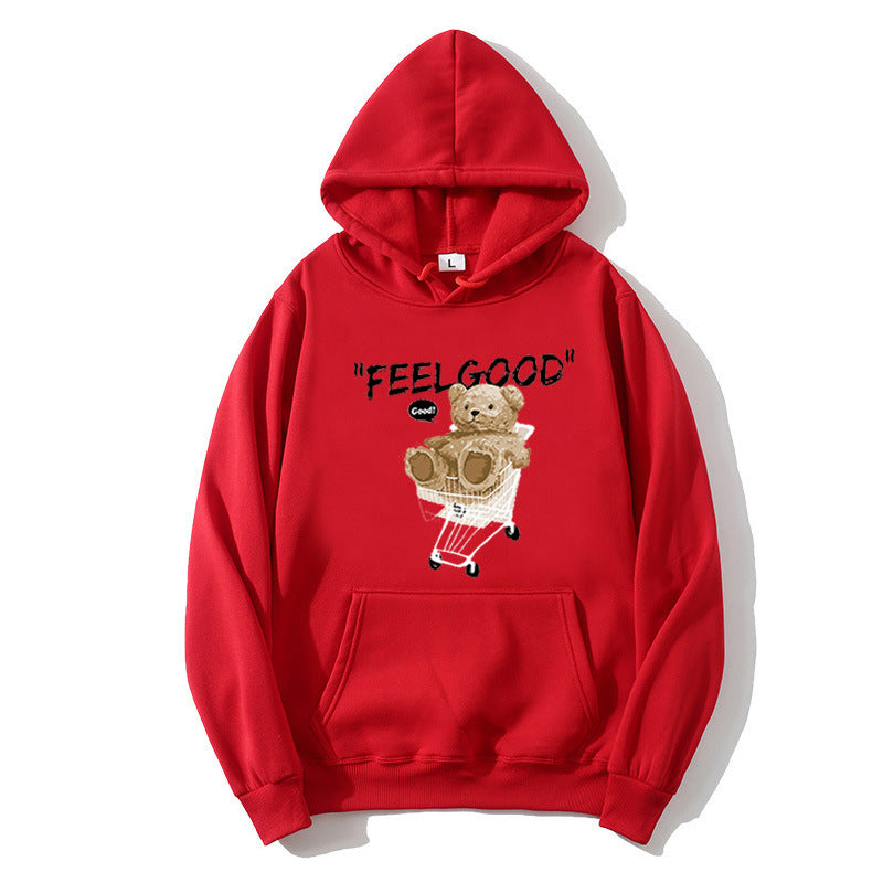 Women's hooded sweatshirt with unique animal motif Lisslune