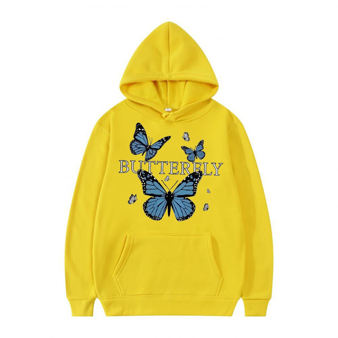 Women's hoodie with butterfly motif Lisslune