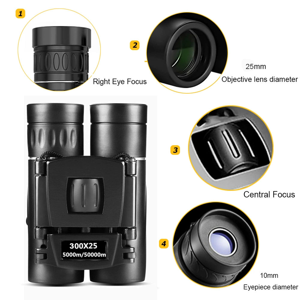 Lisslune | Military-Grade HD 40x22 Binoculars - Long Distance Viewing