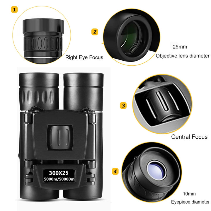 Lisslune | Military-Grade HD 40x22 Binoculars - Long Distance Viewing