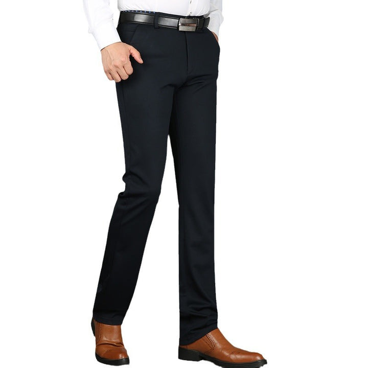 Men's Elegant Suit Pants with Stylish Pocket Design Lisslune