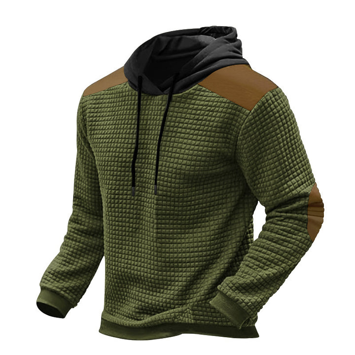 Men's structured hooded sweater with contrast details Lisslune