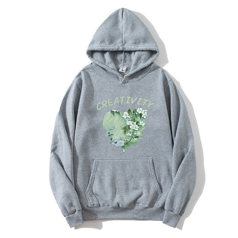 Women's hoodie with creative heart motif Lisslune