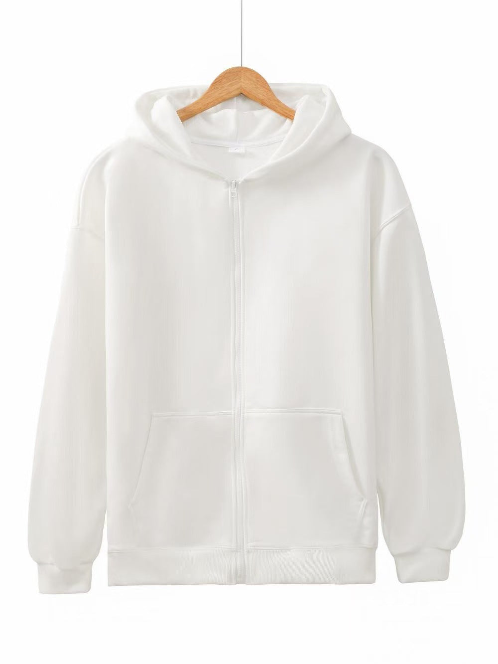 Ladies hoodie jacket with full zip and practical pockets Lisslune