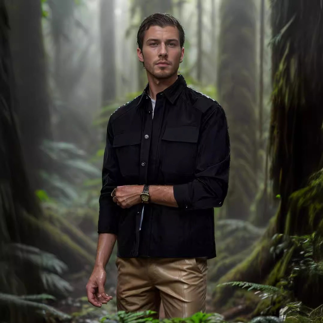 Men's casual summer jacket with wind protection Lisslune