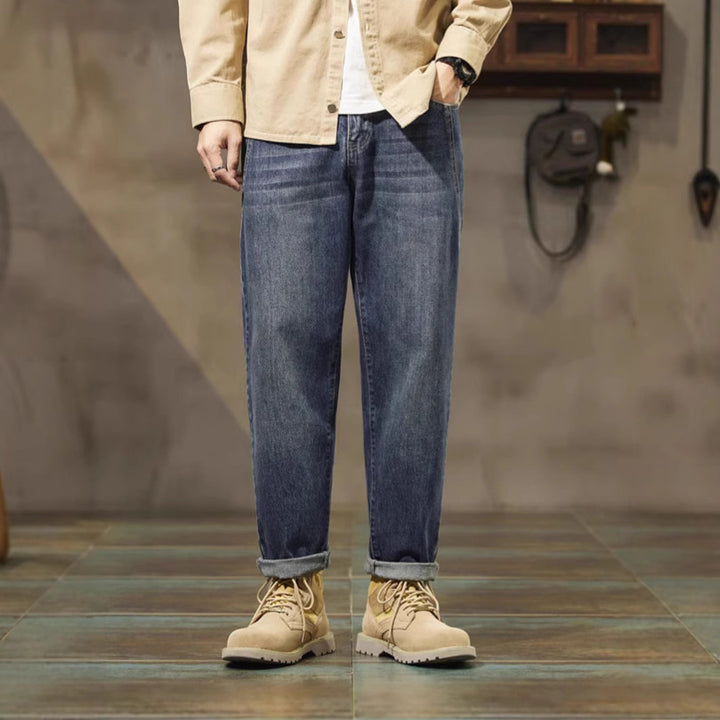 Men's casual Relaxed Fit jeans in vintage look Lisslune