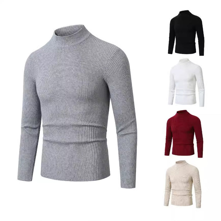 Men's stylish turtleneck sweater made of fine wool Lisslune