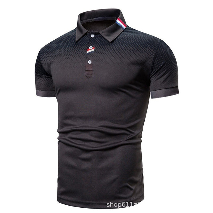 Men's polo shirt with modern graphic design and sporty fit Lisslune
