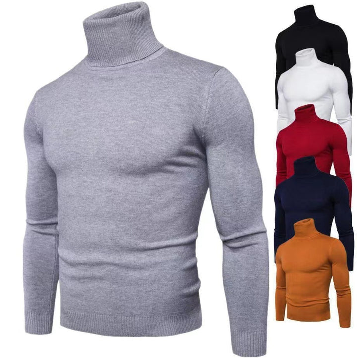 Men's turtleneck sweater made of high-quality cotton Lisslune