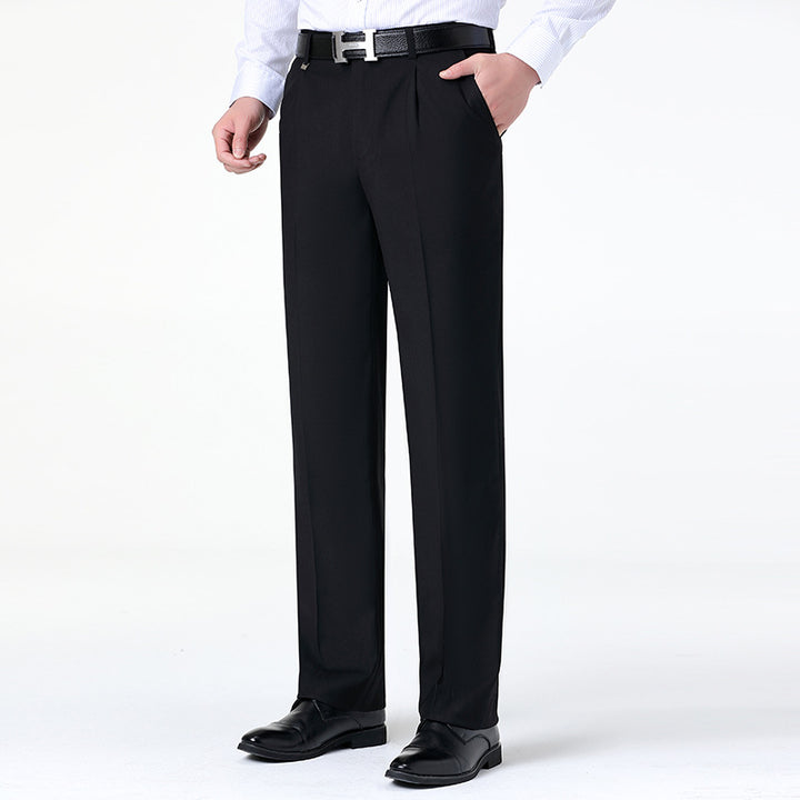 Men's elegant suit trousers with classic cut Lisslune