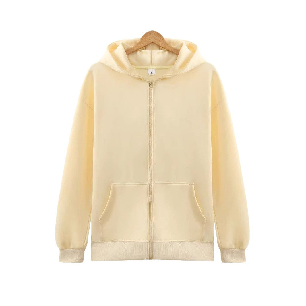 Ladies hoodie jacket with full zip and practical pockets Lisslune