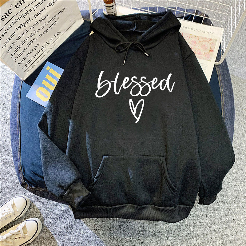 Women's comfortable hoodie with inspiring print Lisslune