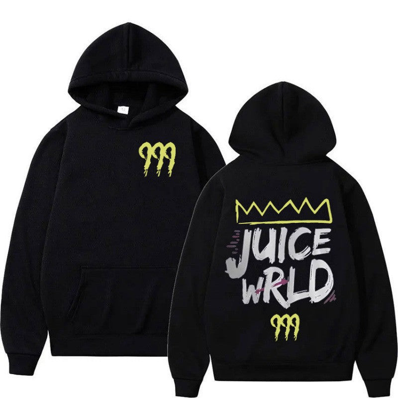 Women's hoodie with modern kangaroo pocket design and striking graphic print Lisslune
