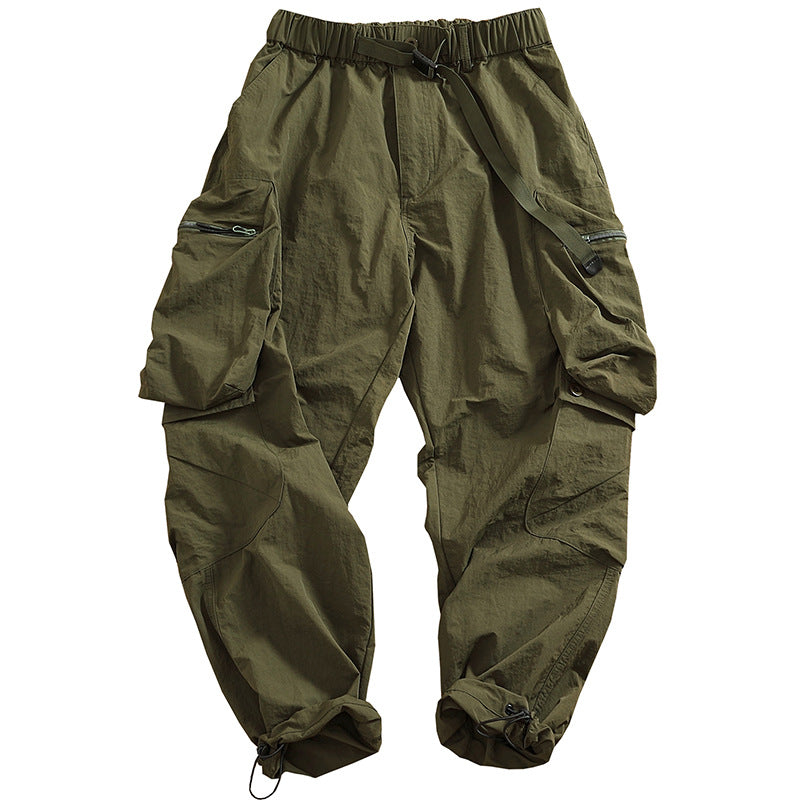 Men's cargo pants with practical pockets and elastic waistband Lisslune