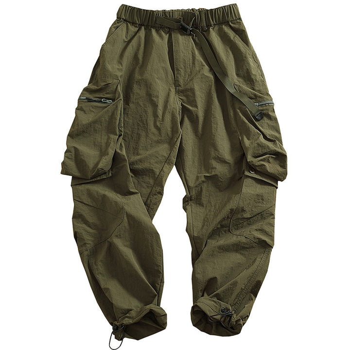 Men's cargo pants with practical pockets and elastic waistband Lisslune
