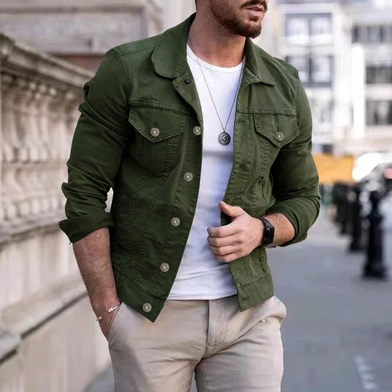 Men's Jeans Jacket Lisslune