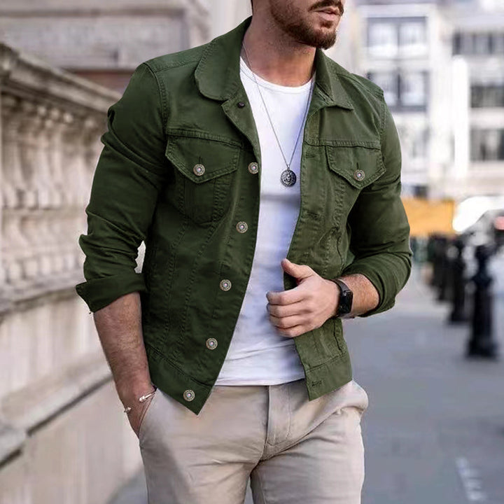 Men's Jeans Jacket Lisslune