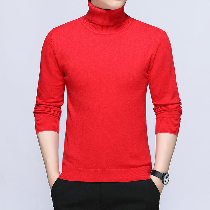 Men's turtleneck sweater made of high-quality, breathable cotton Lisslune