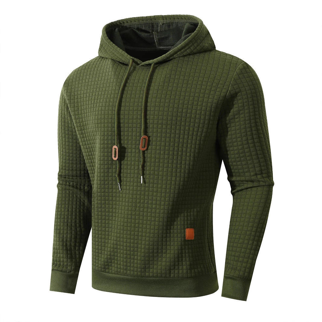 Men's hoodie with textured design Lisslune