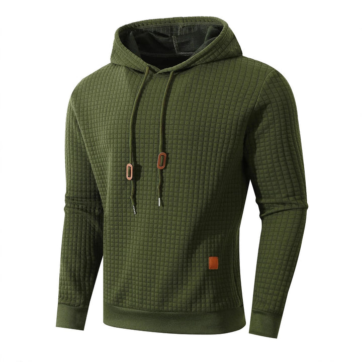 Men's hoodie with textured design Lisslune