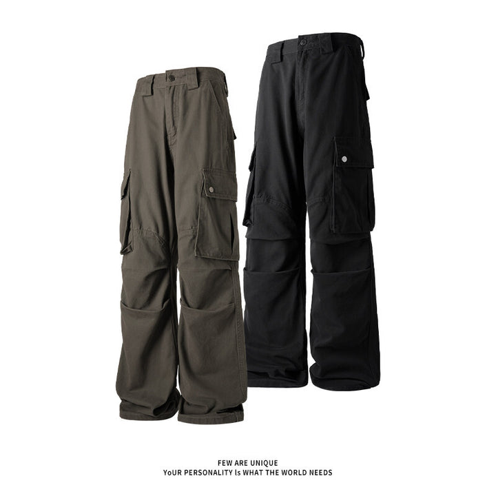 Men's cargo pants with side pockets and comfortable fit Lisslune