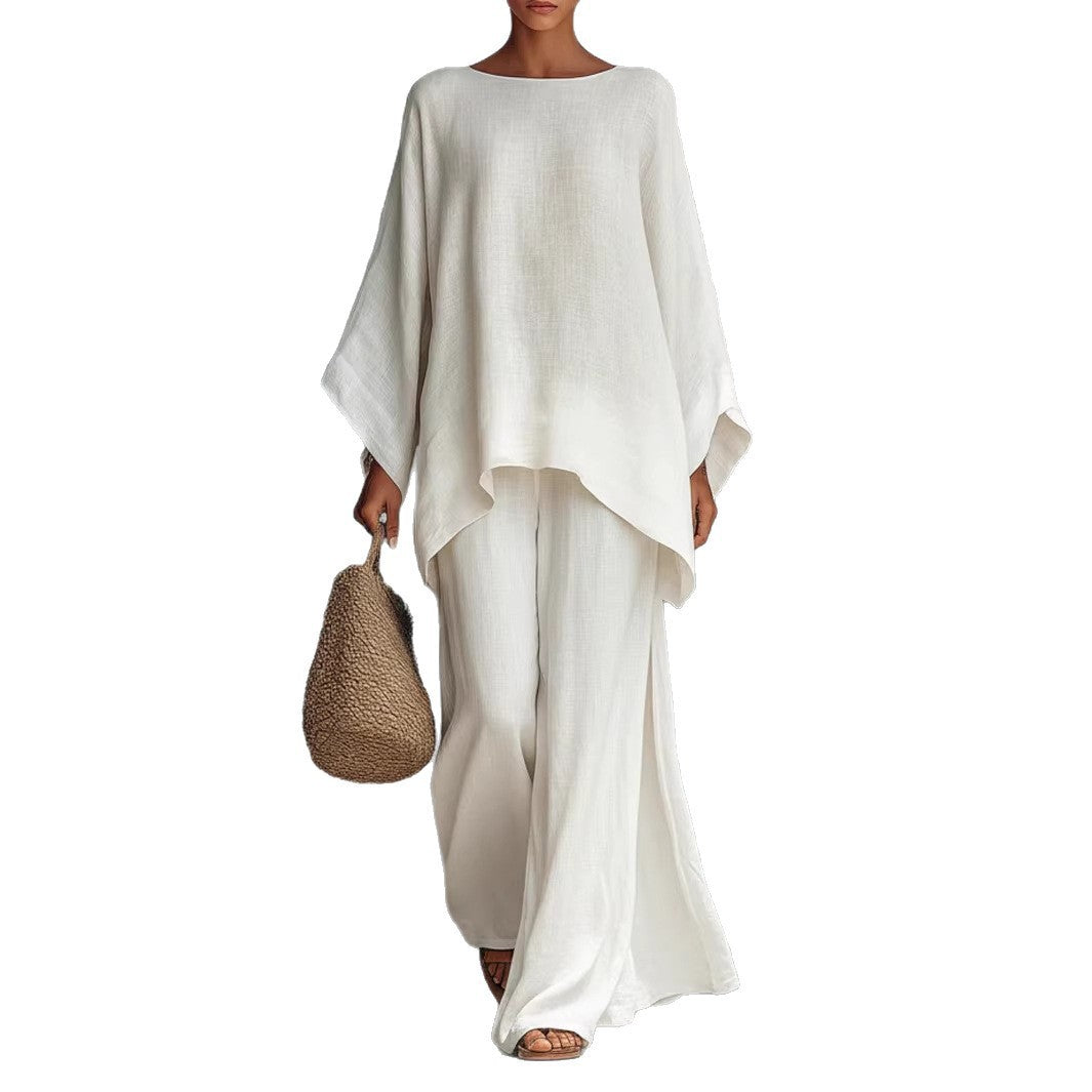 Ladies airy set made of soft fabric with a loose fit Lisslune