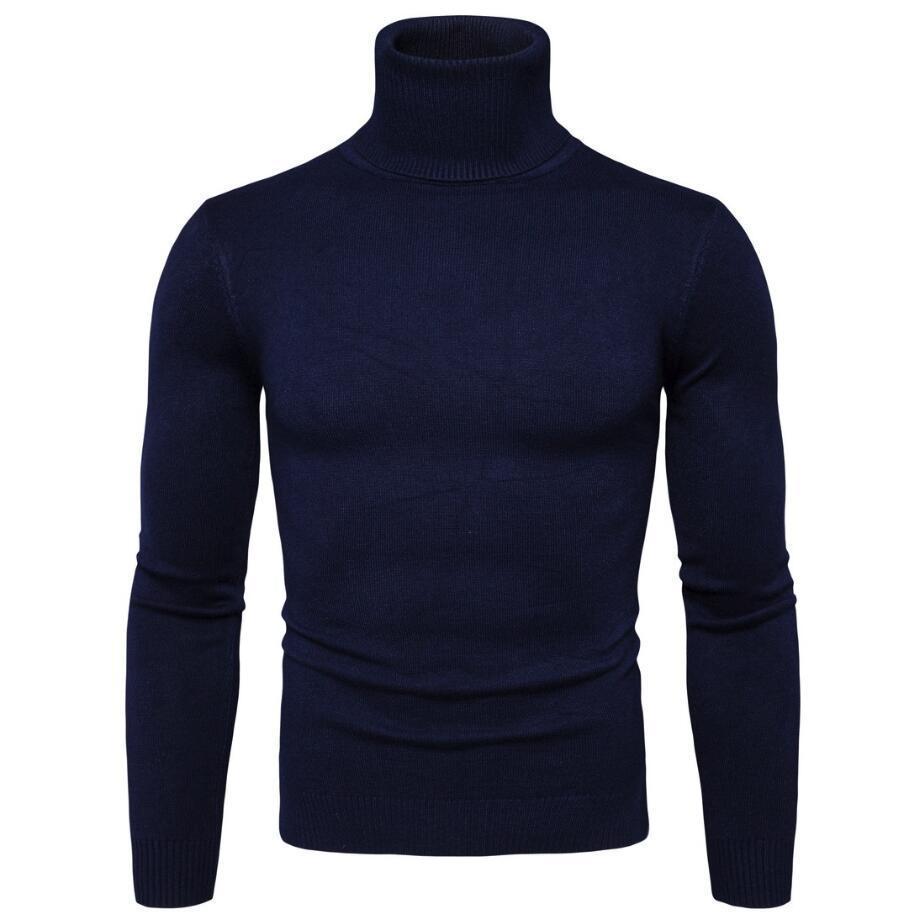 Men's turtleneck sweater made of fine knitwear Lisslune