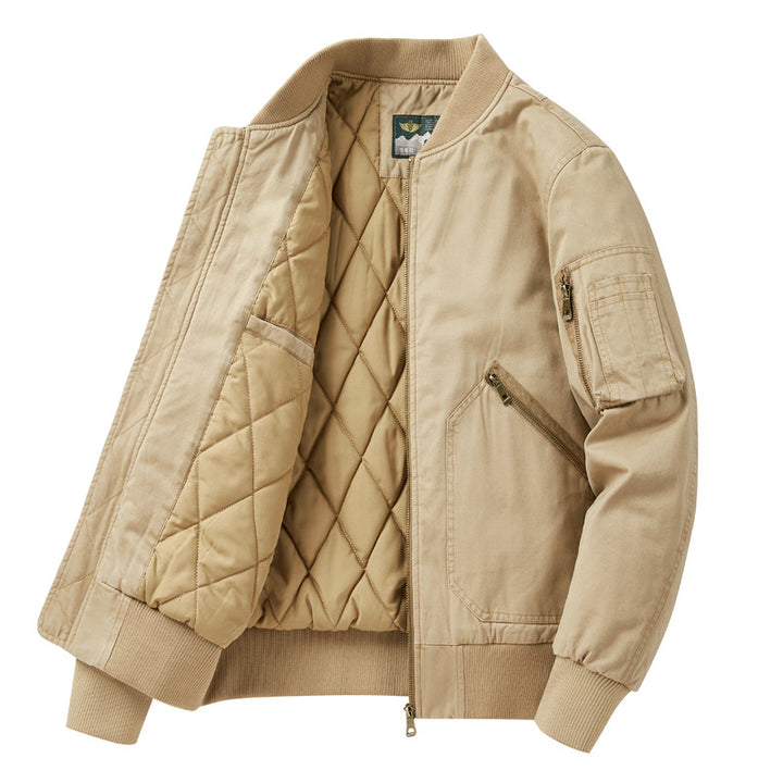 Men's Technical Bomber Jacket with Insulating Lining Lisslune