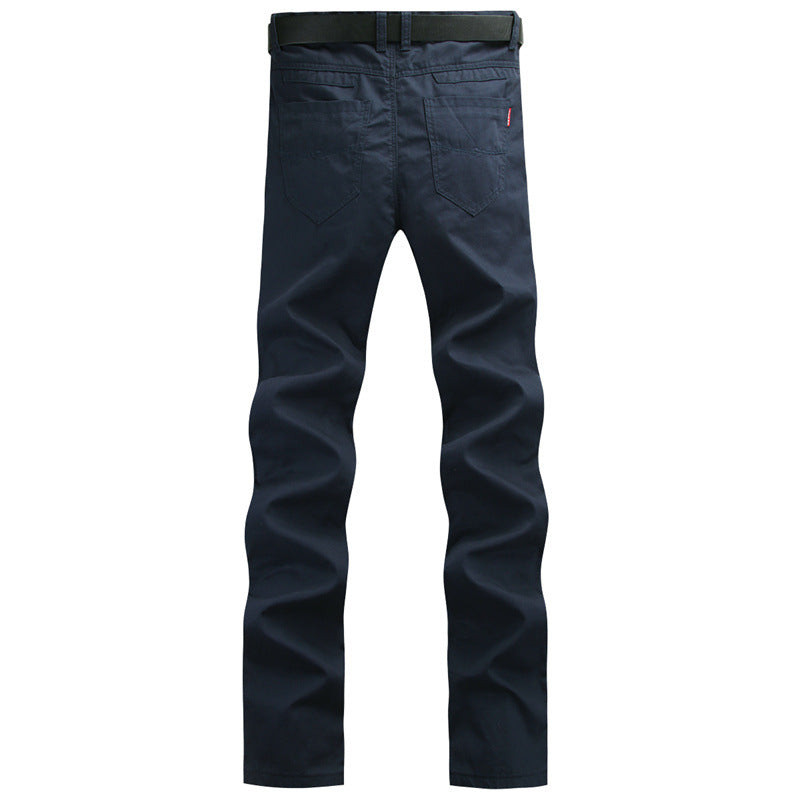 Men's Comfortable Cotton Chino Pants Lisslune