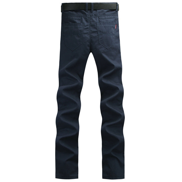 Men's Comfortable Cotton Chino Pants Lisslune