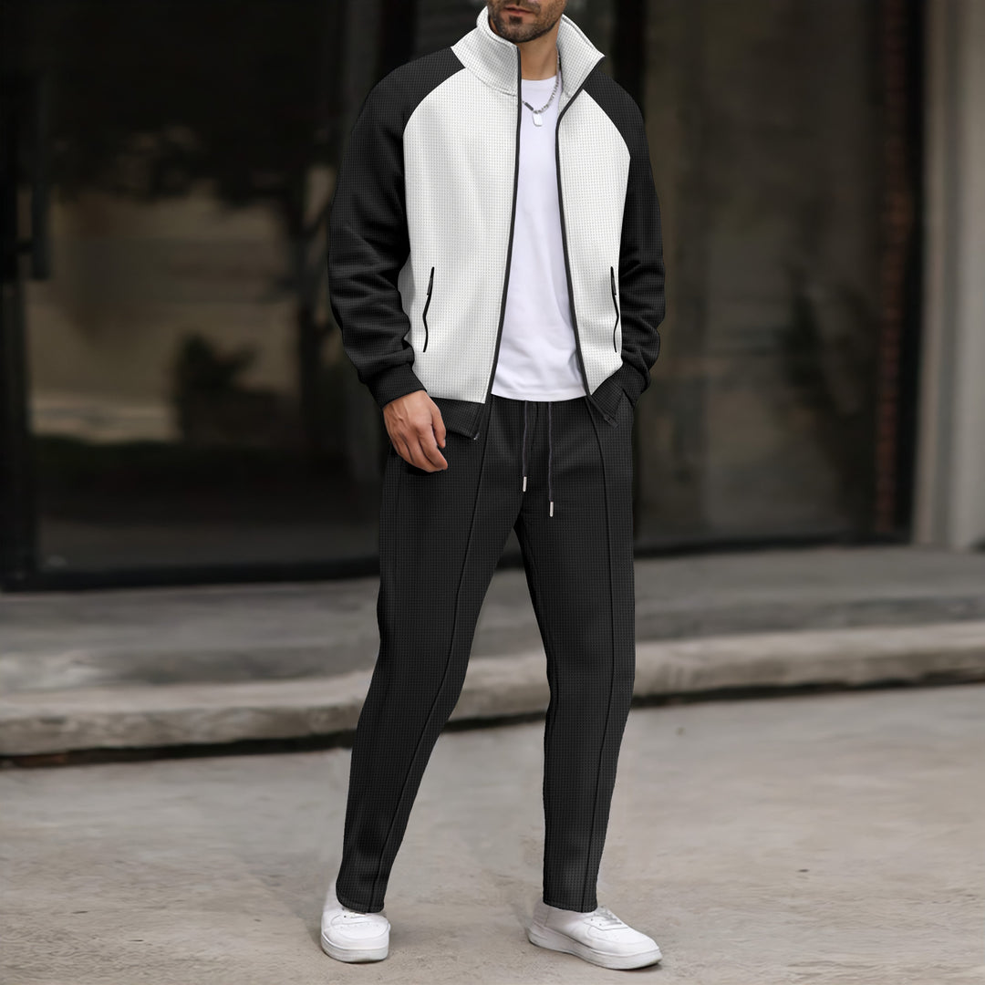 Men's Sporty Jogging Suit Set with Breathable Material and Ergonomic Cut Lisslune