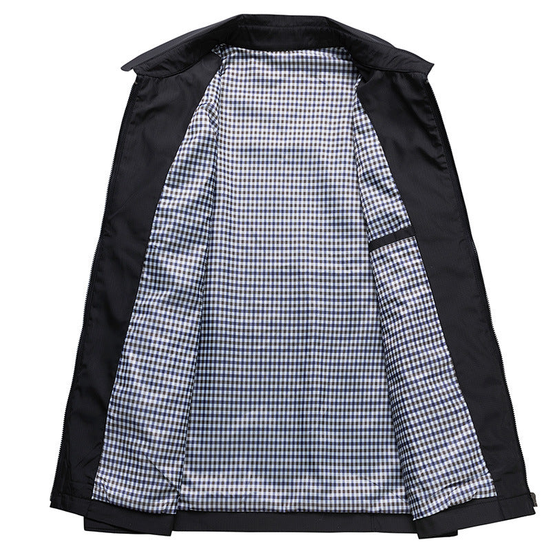 Men's leisure jacket with a casual cut and practical pockets Lisslune