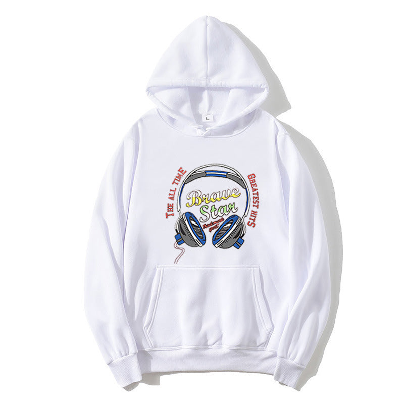 Women's hoodie with striking music design Lisslune