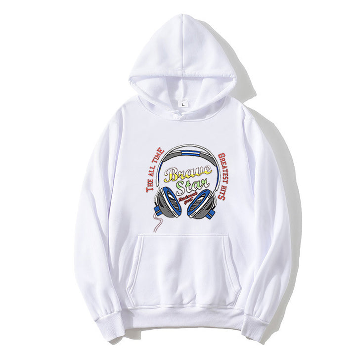 Women's hoodie with striking music design Lisslune