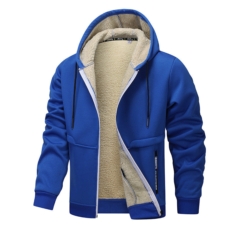 Men's cozy fleece jacket with high thermal insulation Lisslune