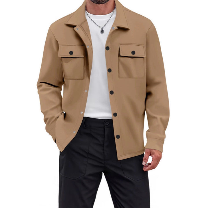 Men's Utility Jacket with Modern Pockets and Comfortable Fit Lisslune
