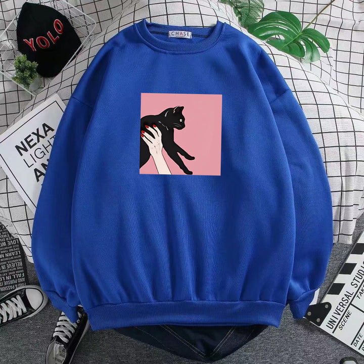 Women's casual sweatshirt with creative animal design Lisslune