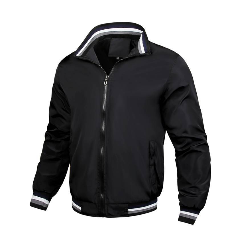Men's sporty windbreaker with textured collar and breathable technology Lisslune