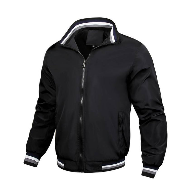 Men's sporty windbreaker with textured collar and breathable technology Lisslune