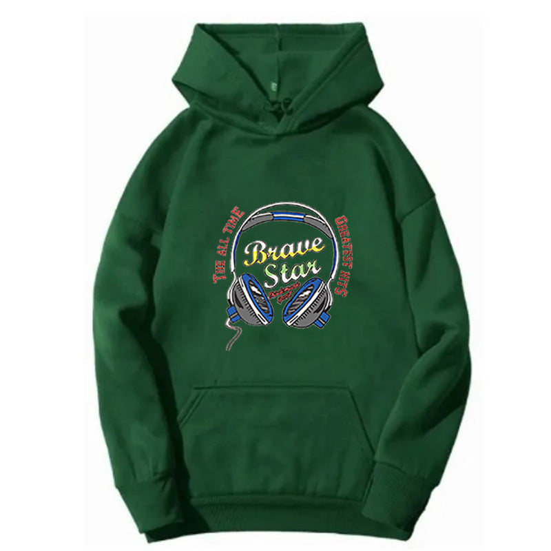 Women's hoodie with striking music design Lisslune