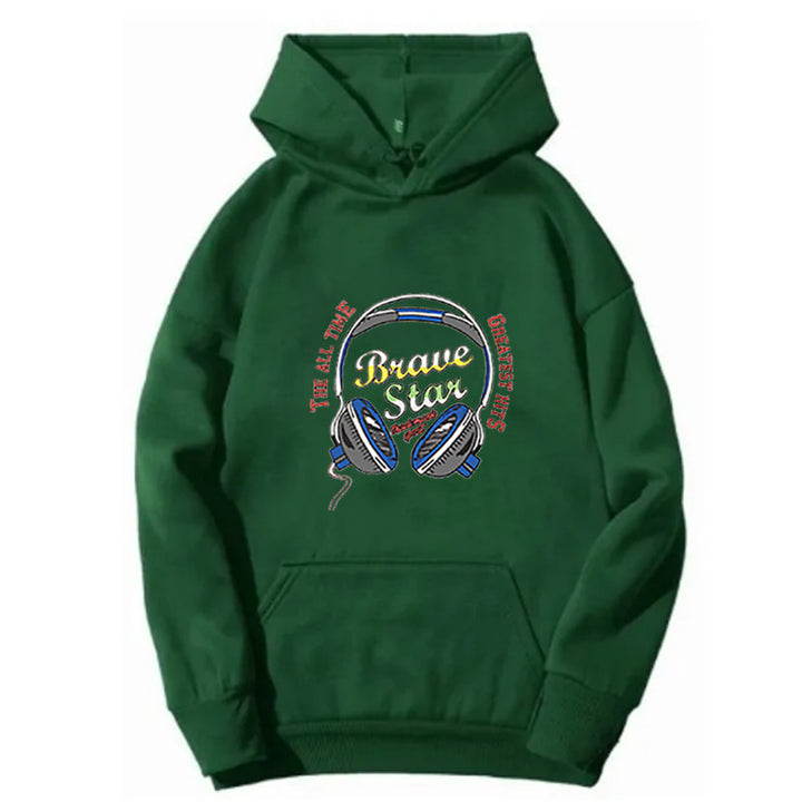 Women's hoodie with striking music design Lisslune
